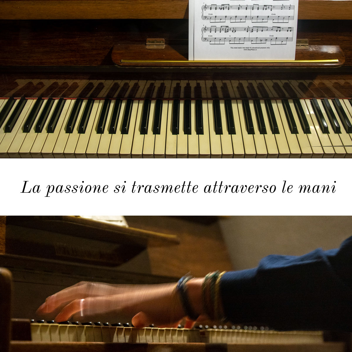 La passione…